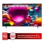 LG NANO 4K UHD AI TV 65NU850BAUA with CNET 2026 People's Pick for #1 TV Brand and America's Most Reliable Line of TVs badges - Front View