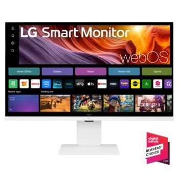 32 Inch 4K UHD IPS Smart Monitor with webOS and USB Type-C PD 90W
32U850SA-W1