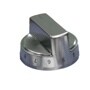 Stainless steel stove control knob AEZ75994629 with numbered settings 4 through 8 - Close-Up