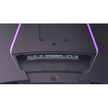 LG 37G800A-B 37 Monitor – Back with Ports