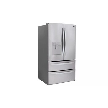 29 cu. ft. french door refrigerator left side angle view