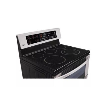 6.7 cu. ft. Capacity Electric Double Oven Range with a 6” High Upper Oven