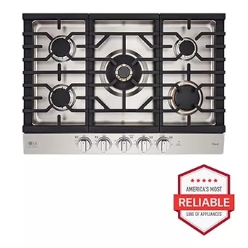 LG Studio 30 in. Electric Cooktop with 5 Smoothtop Burners - Stainless  Steel, P.C. Richard & Son