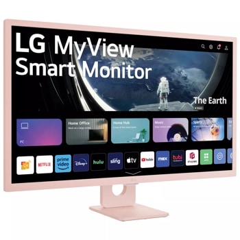 32" 4K UHD IPS MyView Smart Monitor with webOS and Detachable FHD Webcam 