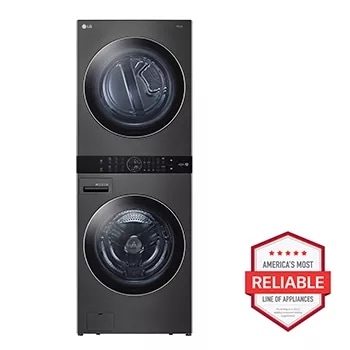 LG WKEX200HBA WashTower Washer and Dryer front view