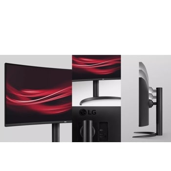 34'' Curved UltraWide Monitor - 34WP65C-B | LG USA