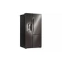 26 cu. ft. door in door refrigerator left side angle view