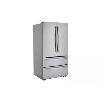 23 cu. ft. french door counter-depth refrigerator left side angle view