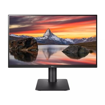 24” FHD IPS 3-Side Borderless FreeSync Monitor with Tilt & Height Adjustable Stand