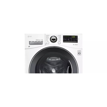 LG WM3488HW Compact All-In-One Washer Dryer Combo front view