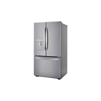 29 cu. ft. french door refrigerator left side angle view