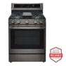5.8 cu ft. Smart Wi-Fi Enabled True Convection InstaView® Gas Range with Air Fry