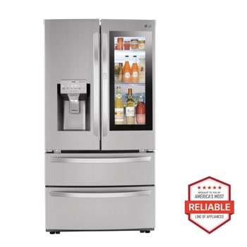 28 cu ft. Smart InstaView® Door-in-Door® Double Freezer Refrigerator with Craft Ice™
