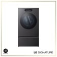 LG DLEX9900B Signature Electric Dryer in Black Stainless Steel - Front View