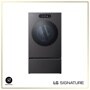 LG DLEX9900B Signature Electric Dryer in Black Stainless Steel - Front View