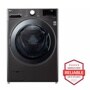 Front view of the 4.5 cu.ft. Smart Wi-Fi Enabled All-In-One Washer/Dryer with TurboWash® Technology - WM3998HBA. Includes a graphic logo that says, Brought to you by America’s Most Reliable Line of Appliances.