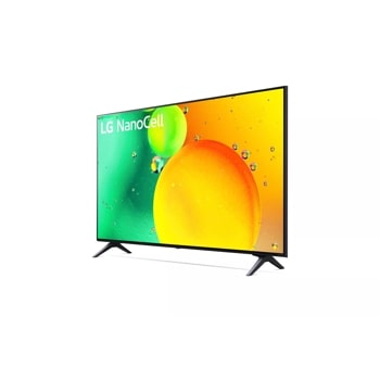 LG 43 Inch Class NANO75 UQA series LED 4K UHD Smart webOS 22 w/ ThinQ AI TV