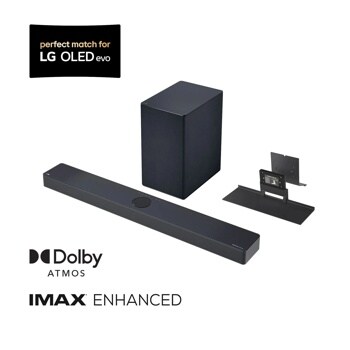 SC9S LG Soundbar C for TV with Dolby Atmos® and Synergy Bracket 3.1.3 channel, Best OLED matching