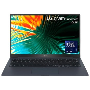 LG 15Z90ST-G.AAB6U1 15 Laptop – Front View with Intel Core Ultra Badge