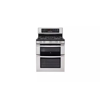 6.1 cu. ft. Capacity Gas Double Oven Range with Infrared Grill and EasyClean™