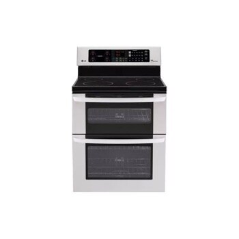 6.7 cu. ft. Capacity Electric Double Oven Range with a 6”-High Upper Oven and EasyClean®