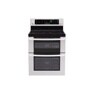 6.7 cu. ft. Capacity Electric Double Oven Range with a 6”-High Upper Oven and EasyClean®