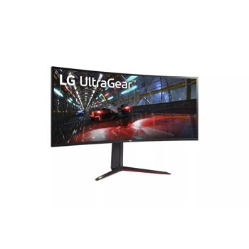 Left side view of the 38 Inch LG UltraGear (38GN950-B) with 144Hz refresh rate and 1ms (GtG) response time