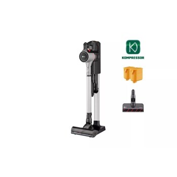 lg a926ksm cordzero kompressor cordless stick vacuum with slim floor nozzle right side angle view