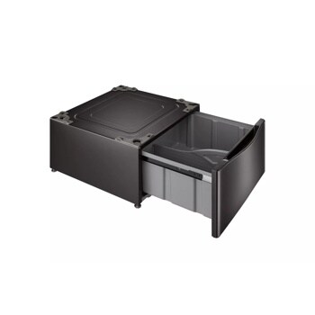 Laundry Pedestal – Black Steel