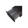 Front view of the Laundry Pedestal – Black Steel - WDP4B. 