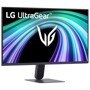 LG 24G41WB-B UltraGear Gaming Monitor with colorful abstract graphics on screen - Front View