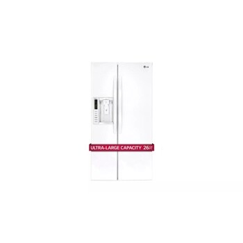 LG LSXS26326W: Ultra Capacity Side-by-Side Refrigerator | LG USA
