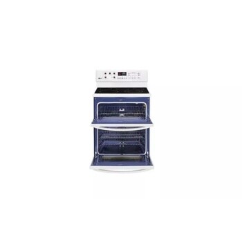 6.7 cu. ft. Capacity Electric Double Oven Range with a 6” High Upper Oven