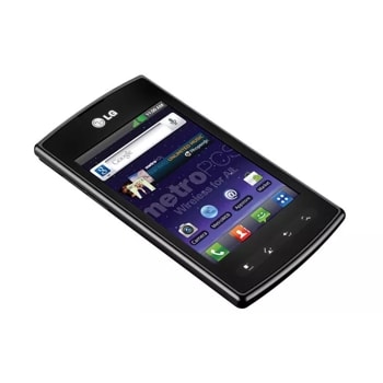 Android 2.3 platform, 3.5" capacitive touch screen, virtual QWERTY keyboard, 5 MP camera and camcorder with an LED flash