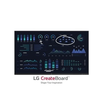 LG 75'' TR3DJ-B Series IPS UHD IR Multi Touch Interactive Whiteboard with Embedded Writing Software, Built-in Speakers, & VESA™ Mount Compatibility, tr3dj-b Main image with infill , 75TR3DJ-B, thumbnail 1