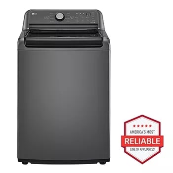 LG WT7005CW 27 Inch Top Load Washer with 4.3 Cu. Ft. Capacity, 4-Way™  Agitator, TurboDrum™ Technology, 6Motion™ Technology, SmartDiagnosis™,  ColdWash™, Deep Fill, Control Lock, and CSA Listed