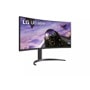 LG 34WP65C-B 34 inch Curved Ultrawide Monitor left side angle view
