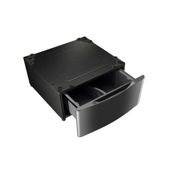 Laundry Pedestal – Black Stainless Steel