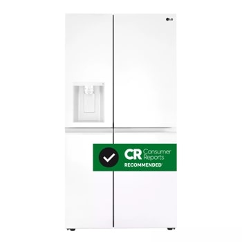 27 cu. ft. Side-by-Side Refrigerator with Smooth Touch Ice Dispenser