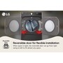 LG
Reversible Door
Reversible door for flexible installation
When space is tight, the reversible door can go from right swing to left to fit almost any space
