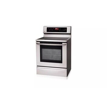 Freestanding Electric Range with Dual Convection System