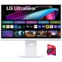 32 Inch UltraGear™ IPS 4K UHD 144Hz 1ms G-sync Compatible HDR 400 AI Smart Gaming Monitor with webOS 32G810SA-W
