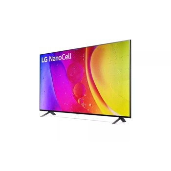 LG 50 Inch Class NANO80 AQA series LED 4K UHD Smart webOS 22 w/ ThinQ AI TV