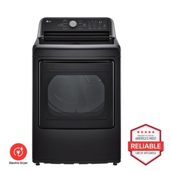 LG DLE7150X Electric Dryer Brought to You by Americas Most Reliable Line of Appliances - Front View