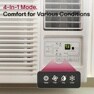 18,000 BTU Smart Wi-Fi Enabled Window Air Conditioner, Cooling & Heating