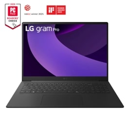 LG gram Pro 16", Copilot+ PC, Thin and Lightweight Laptop, Windows 11 Home, Intel® Evo™ Edition - Intel® Core™ Ultra 7, 32GB RAM, 2TB SSD, Metal Gray