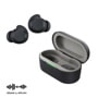 BUDS_AUSALBK LG xboom Wireless Earbuds with Open Charging Case and Green LED Indicator