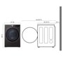 7.8 cu. ft. Mega Capacity Smart Front Load Dryer with Dual Inverter HeatPump™ Technology and Inverter Direct Drive Motor System