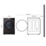 7.8 cu. ft. Mega Capacity Smart Front Load Dryer with Dual Inverter HeatPump™ Technology and Inverter Direct Drive Motor System