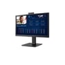 24CQ651W-BP Product Gallery Image Front right view infill with push-pull Full HD webcam